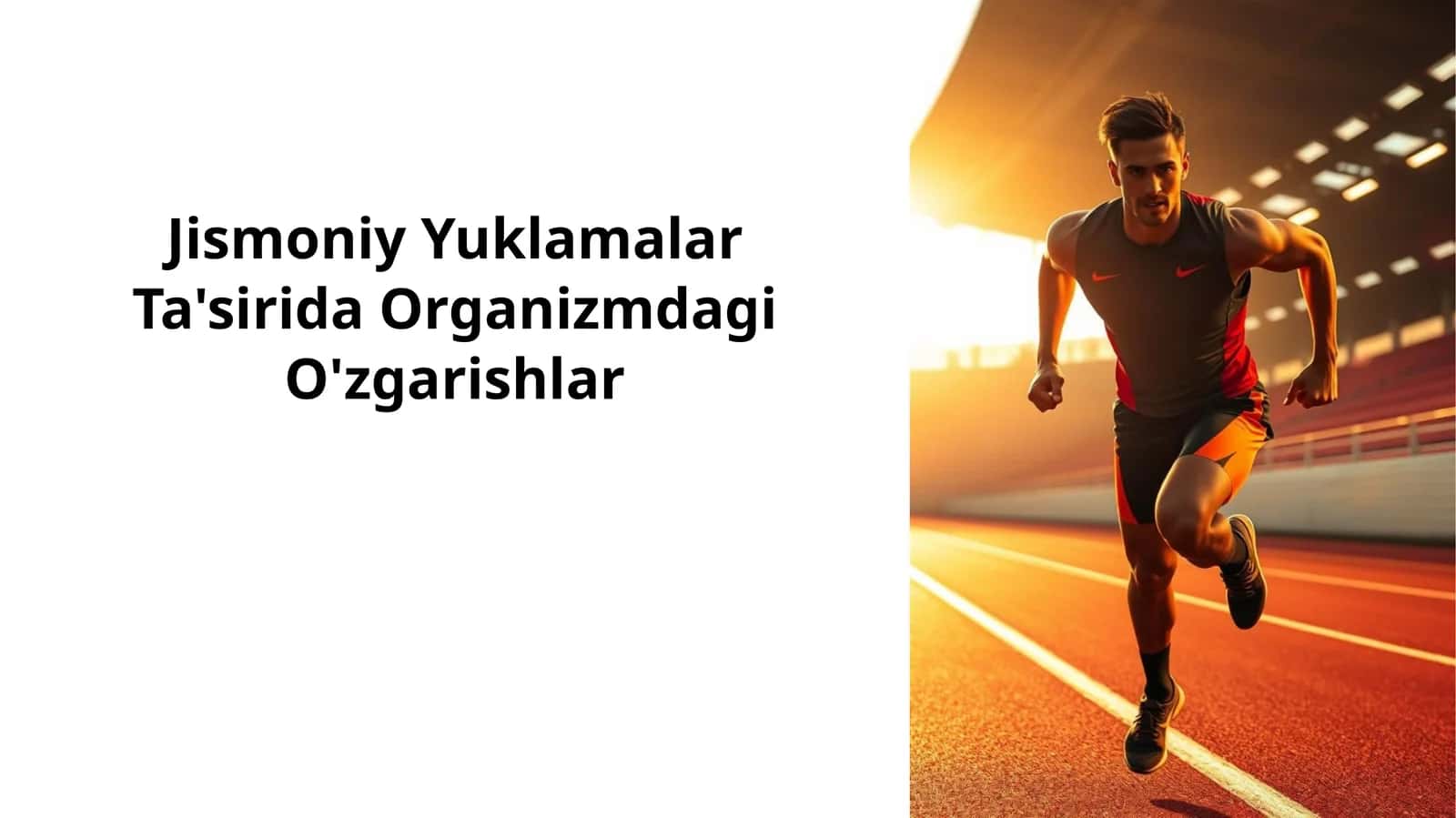 Jismoniy Yuklamalar Ta'sirida Organizmdagi O'zgarishlar