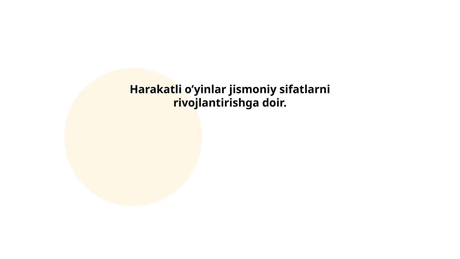 Tezlik rivojlantirish uchun o'yinlar