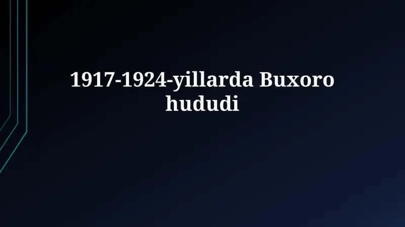 Buxoro Xalq Sovet Respublikasining muammolari