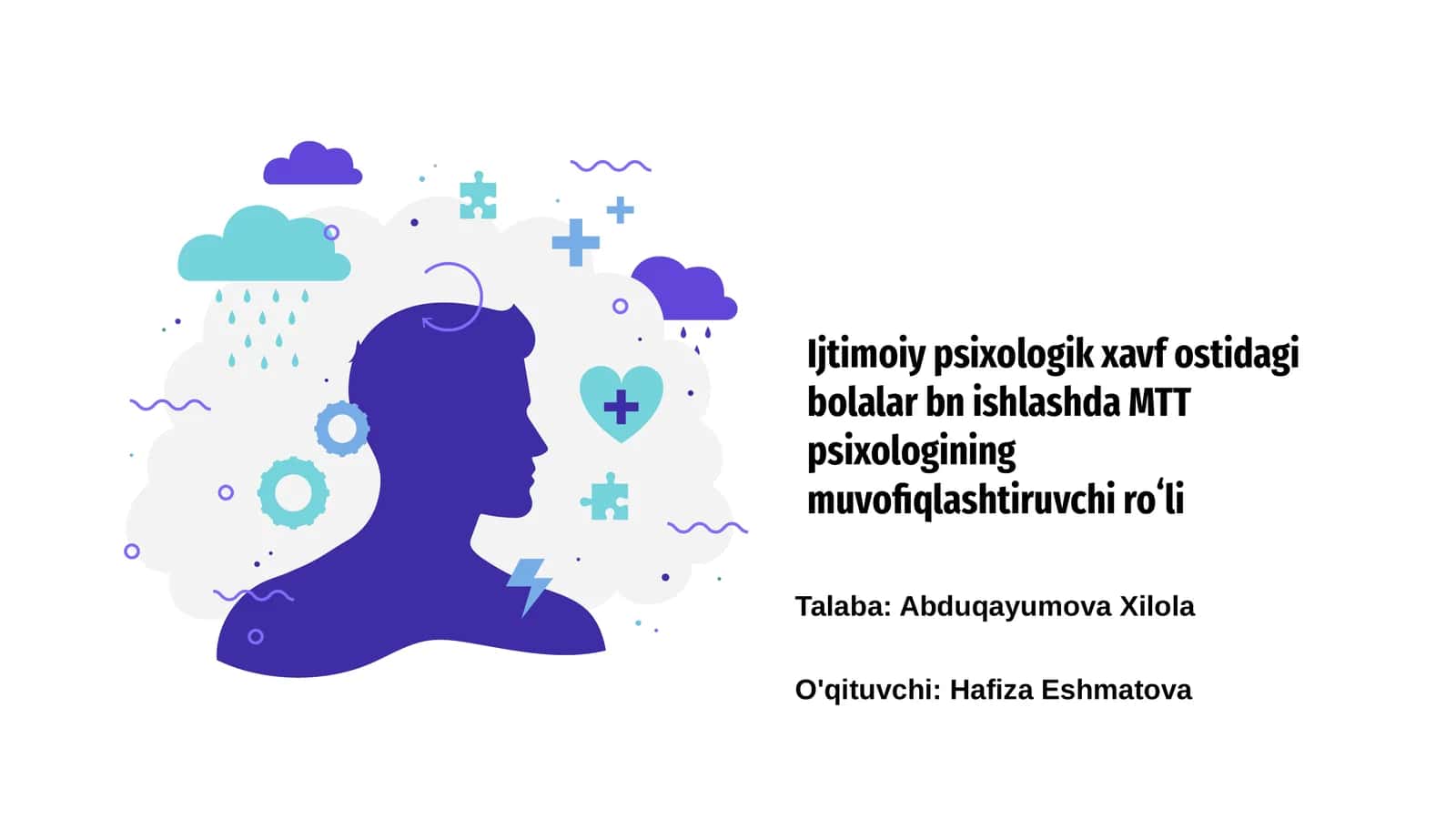 Ijtimoiy psixologik xavf ostidagi bolalar bn ishlashda MTT psixologining muvofiqlashtiruvchi roli
