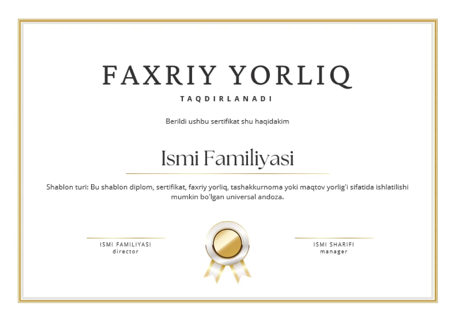 FAXRIY YORLIQ NAMUNASI