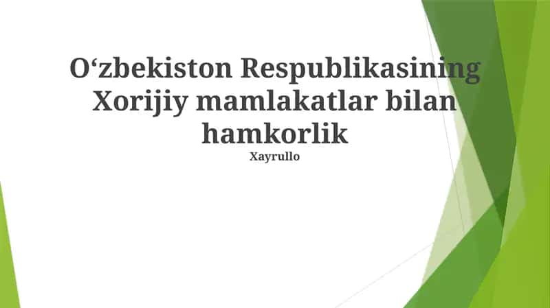Iqtisodiy hamkorlik