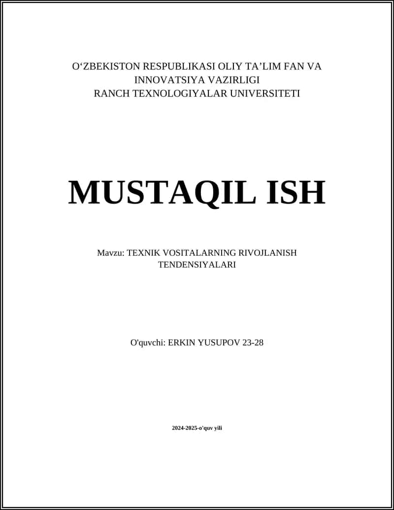 Raqamli ta'lim texnologiyalari