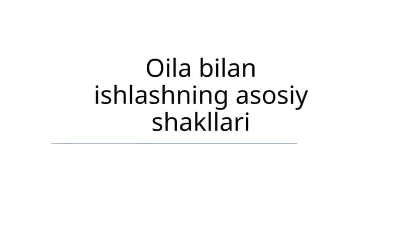 Mahsulotlarning qayta ishlash usullari