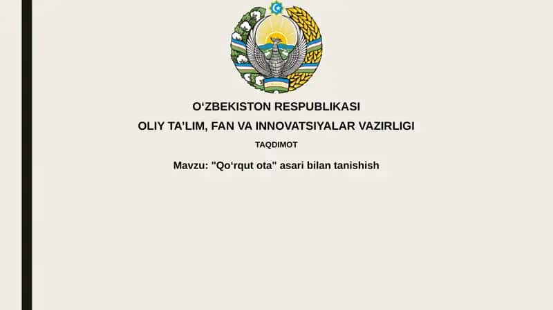 Kitobi Dada Qo‘rqut