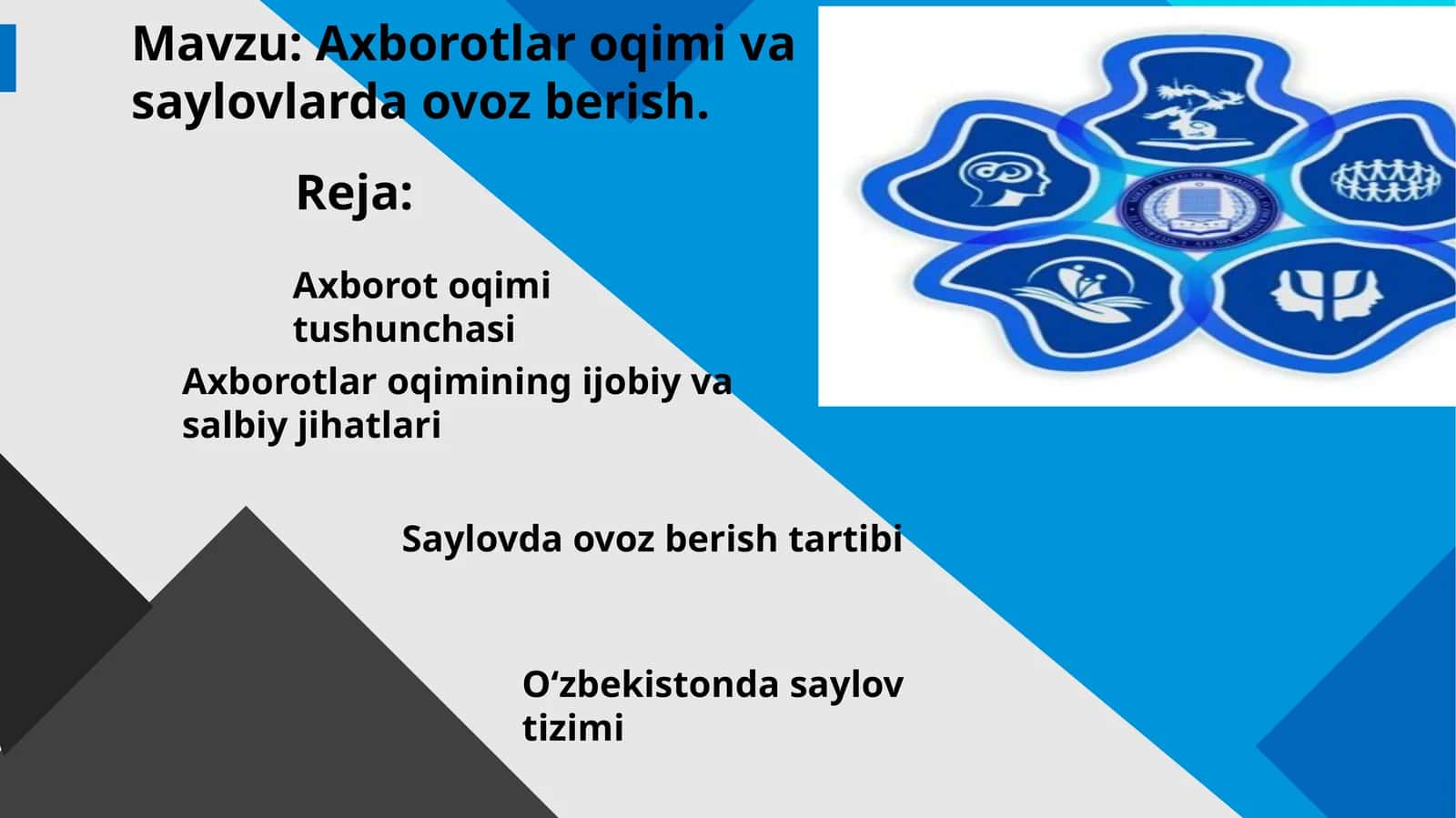 Axborotlar oqimi va saylovlarda ovoz berish