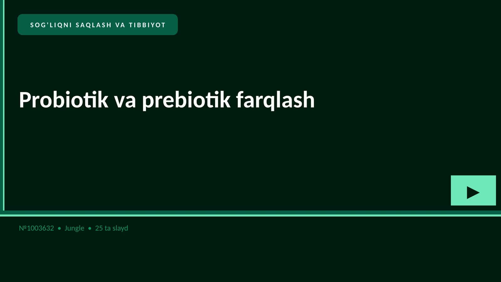 Probiotik va prebiotik farqlash