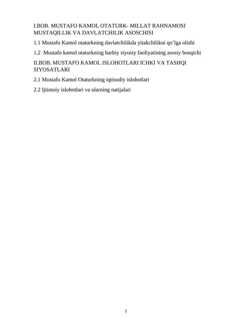 MUSTAFO KAMOL OTATURK- MILLAT RAHNAMOSI
