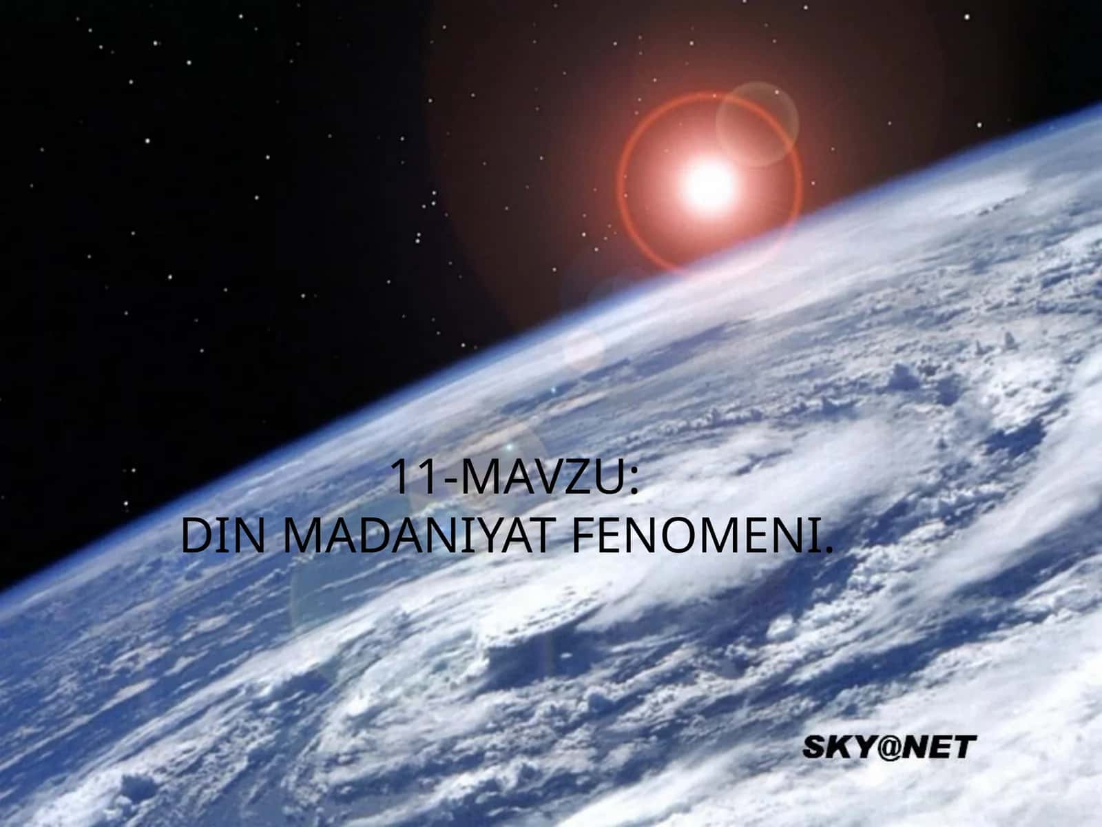 DIN MADANIYAT FENOMENI