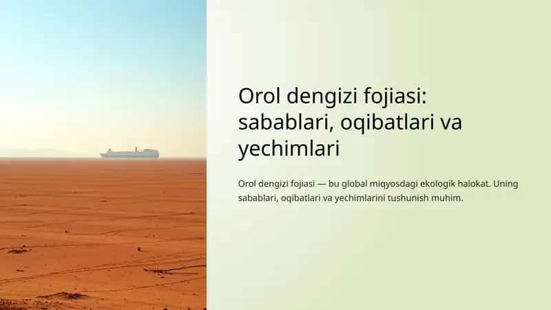 Orol dengizi fojiasi