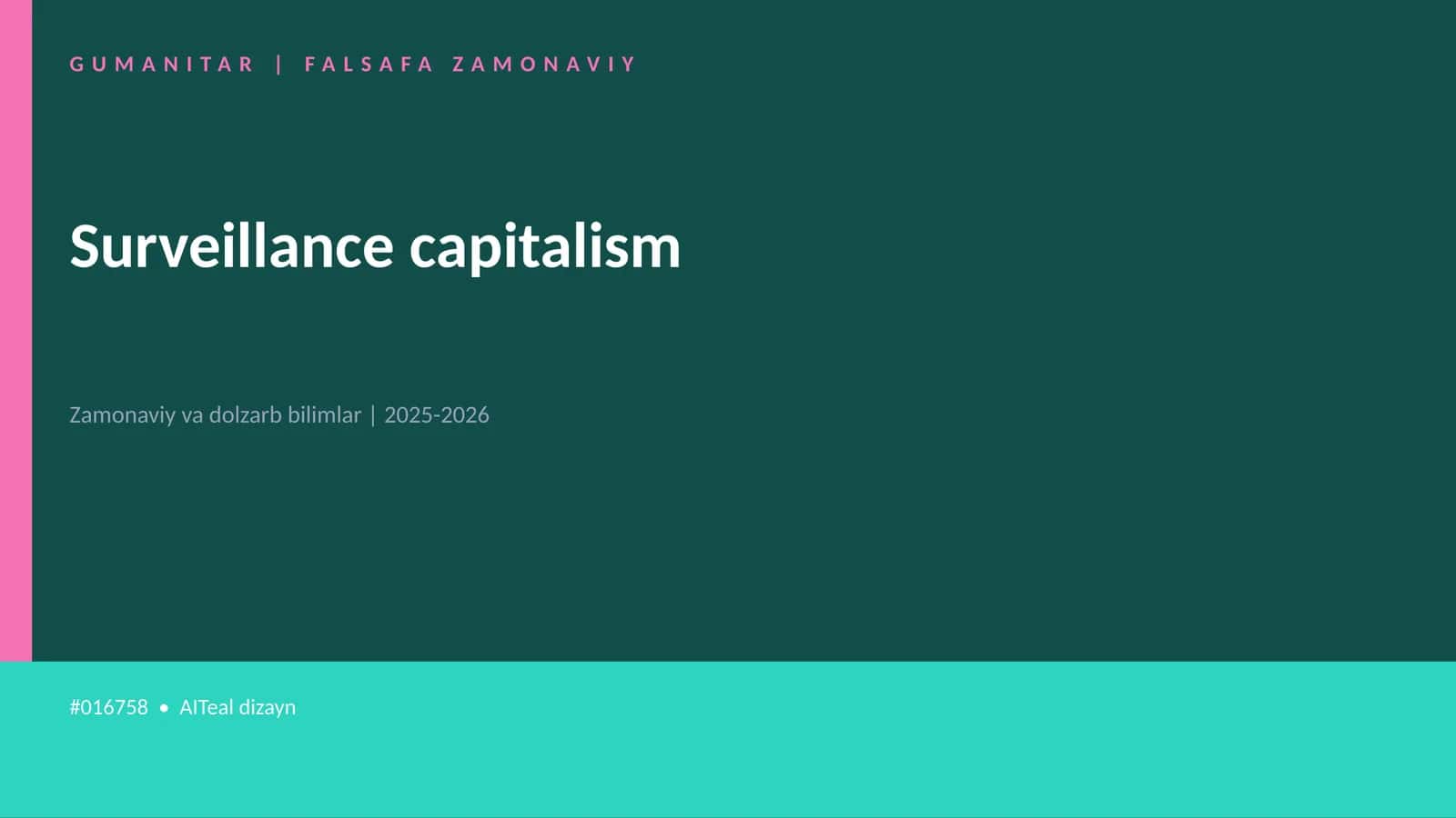 Surveillance capitalism