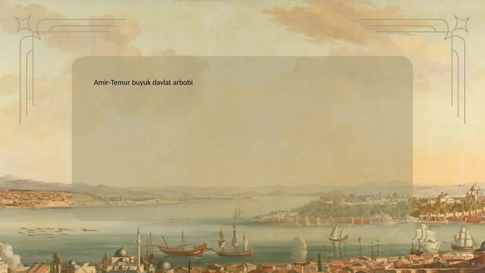 Amir-Temur buyuk davlat arbobi