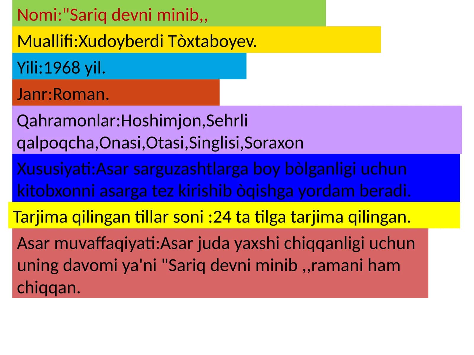 "Sariqdevniminib"