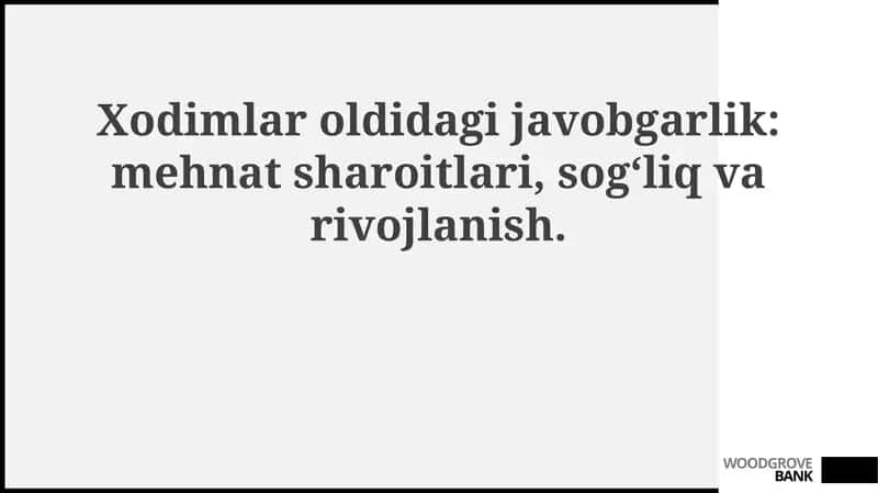 Ish sharoitlari va xavfsizlik protokollari