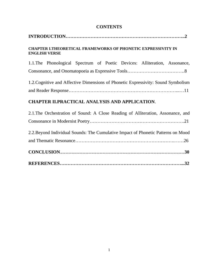 THEORETICAL FRAMEWORKS OF PHONETIC EXPRESSIVITY IN ENGLISH VERSE