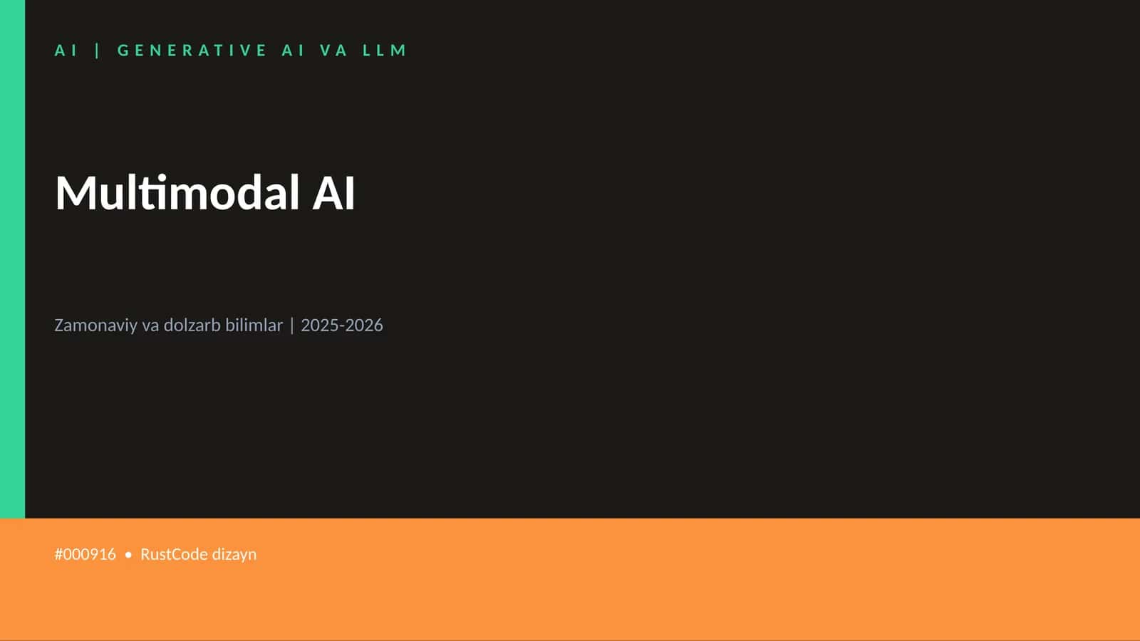 Multimodal AI