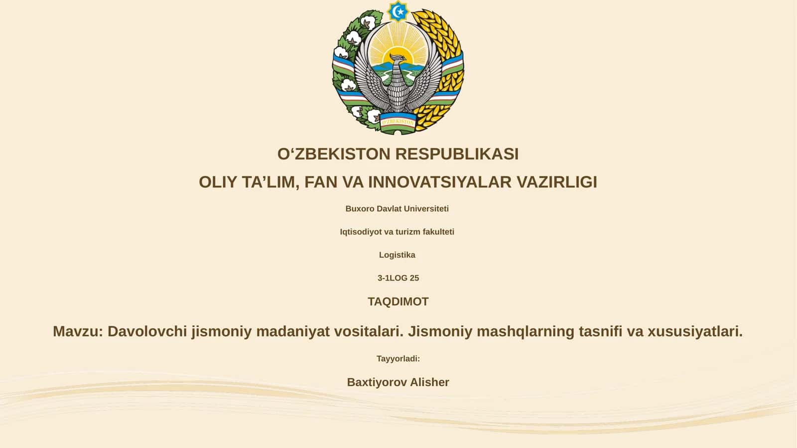 Davolovchi jismoniy madaniyat vositalari