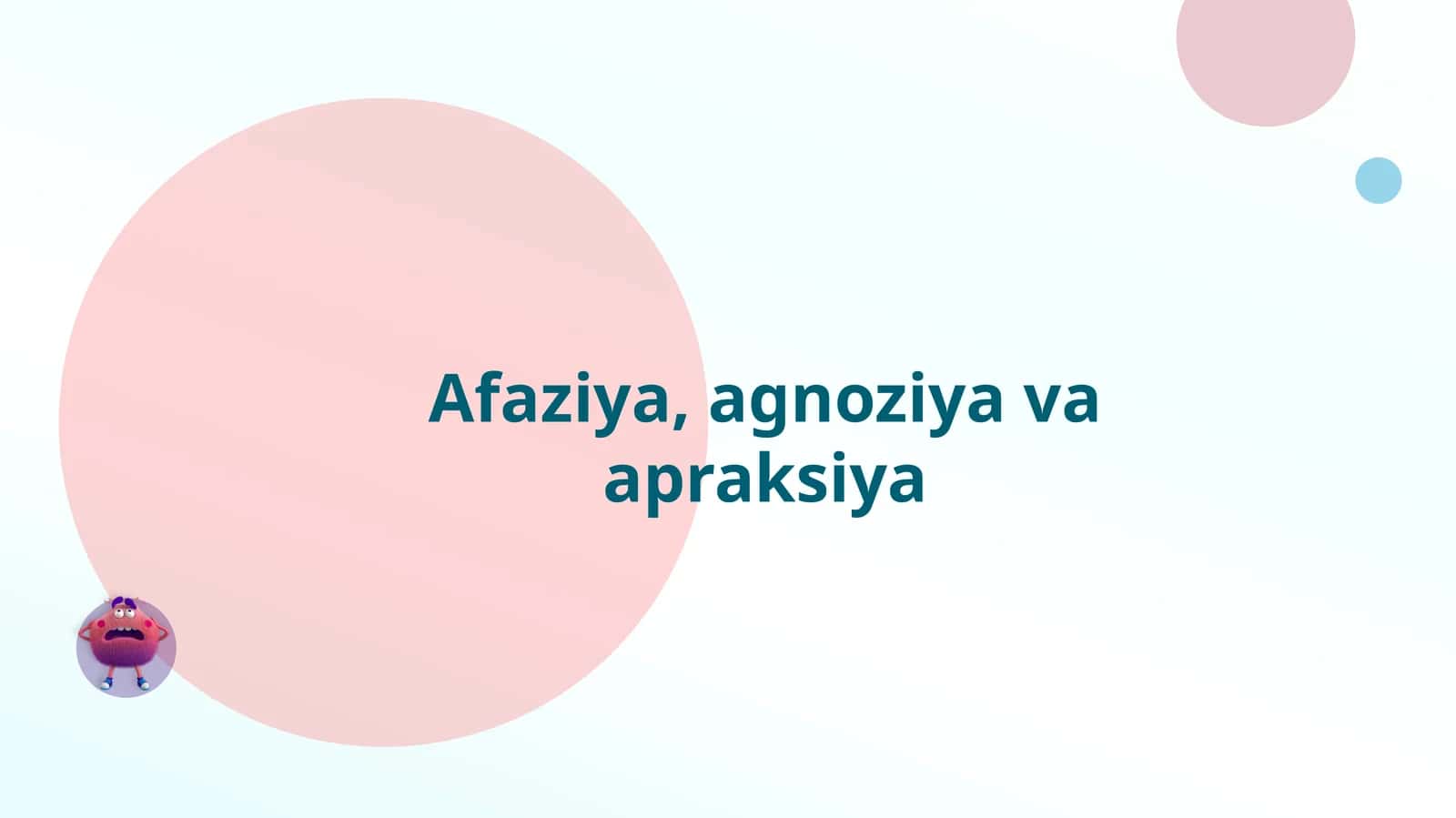 Afaziya, agnoziya va apraksiya