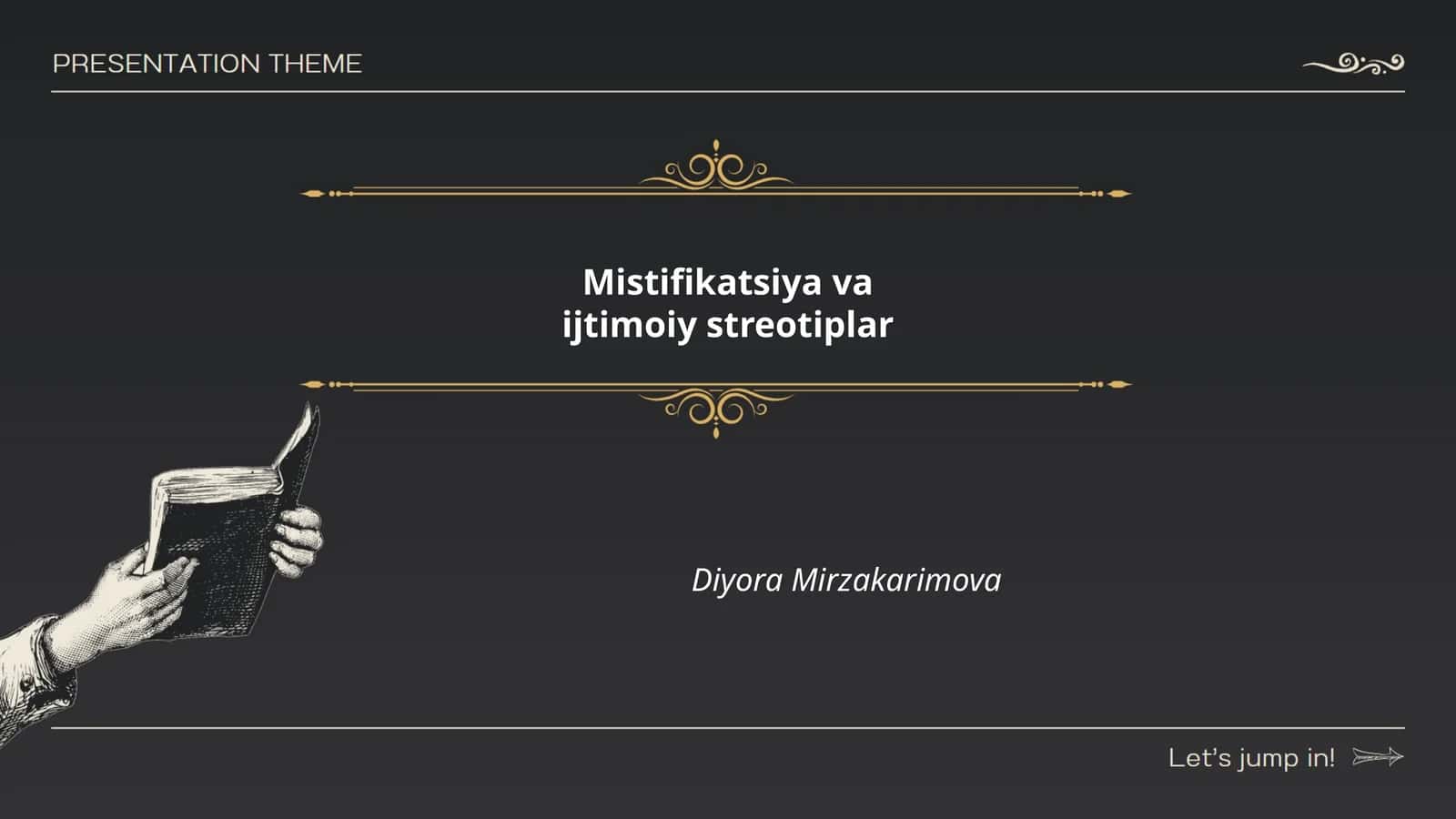 Mistifikatsiya va ijtimoiy streotiplar