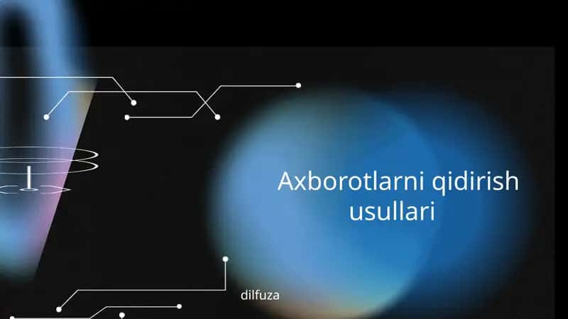 Internetda Ma'lumot Qidirish Kirish