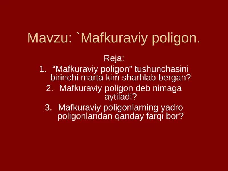 Mafkuraviy poligon