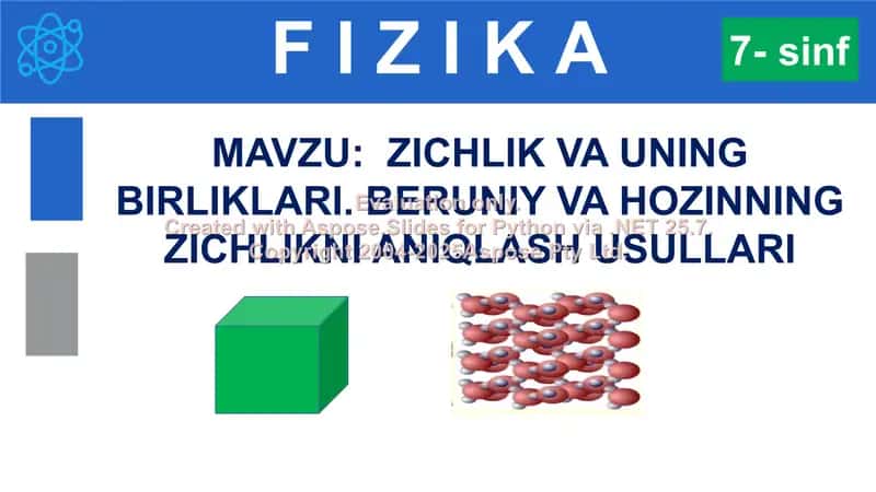 Zichlik Va Uning Birliklari