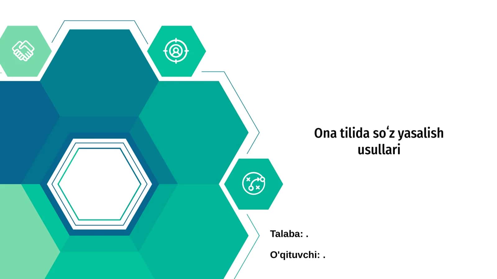 Ona tilida soʻz yasalish usullari