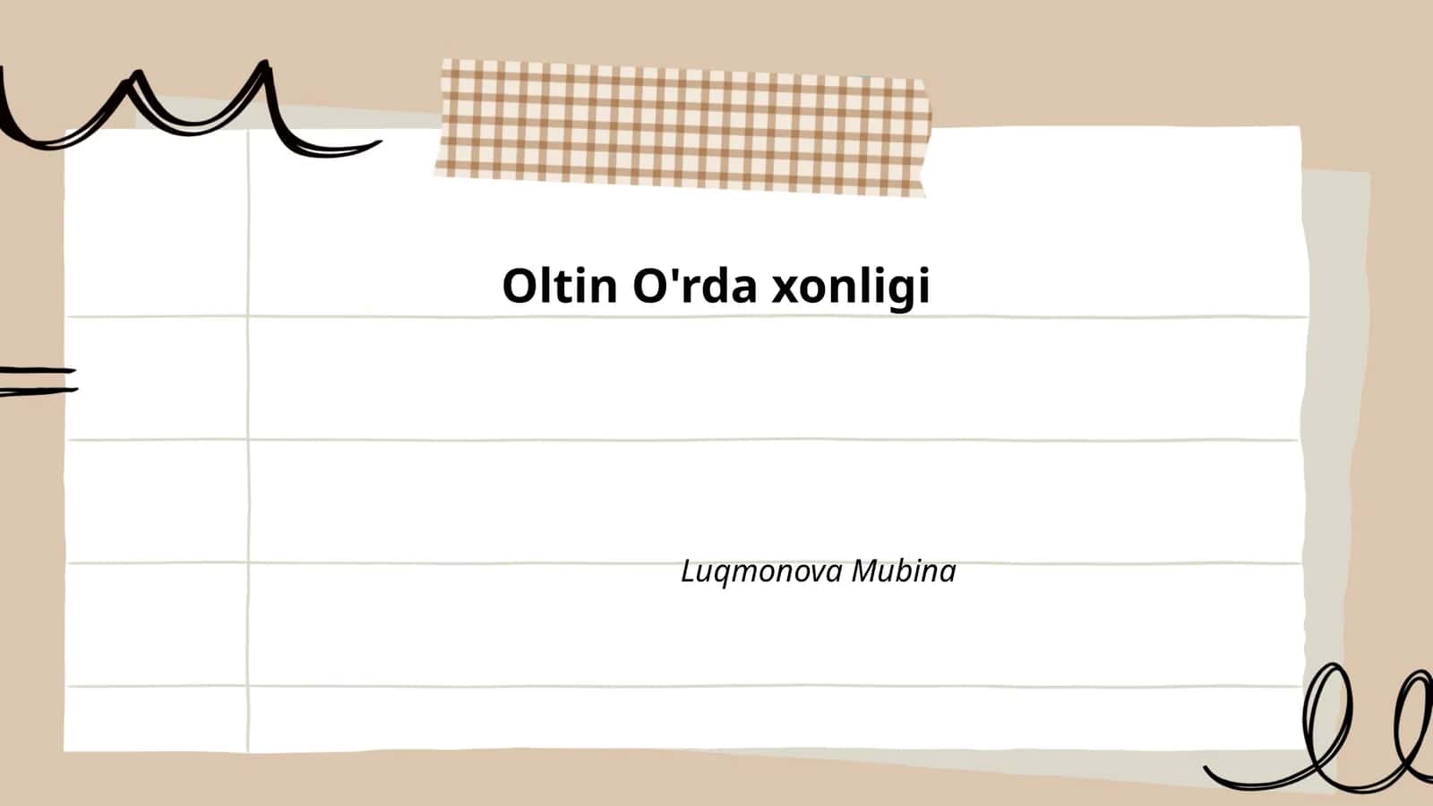 Oltin O'rda xonligi