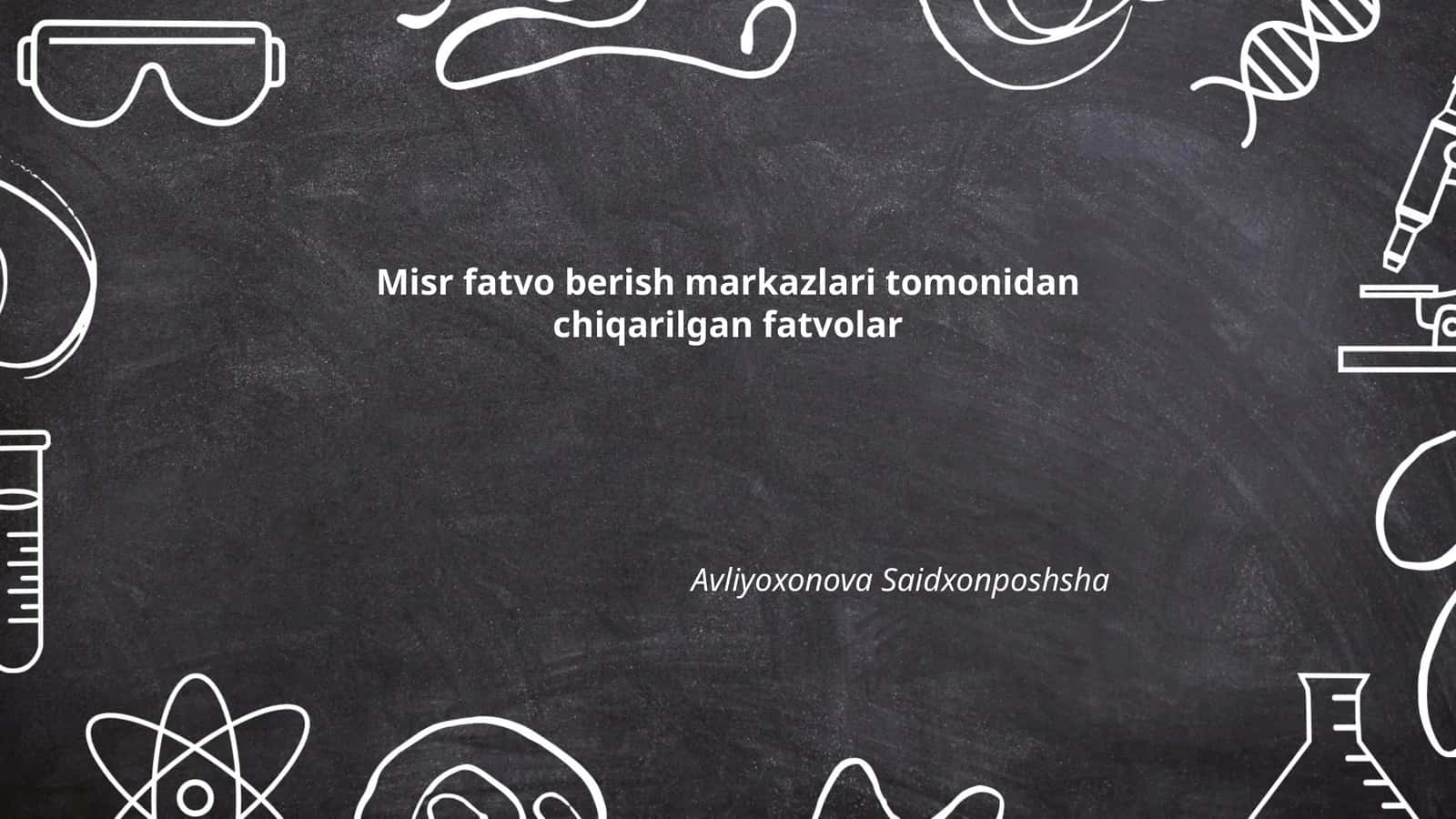 Namoz o'qish vaqtlari haqida fatvo