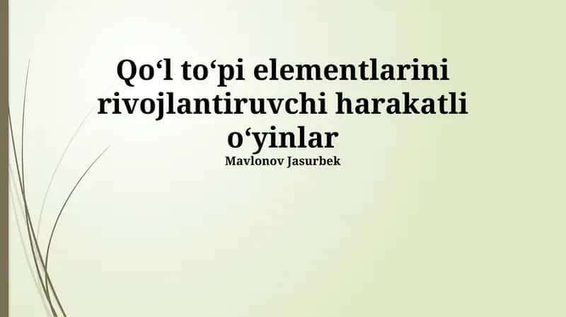 Zarba Berish Texnikasi