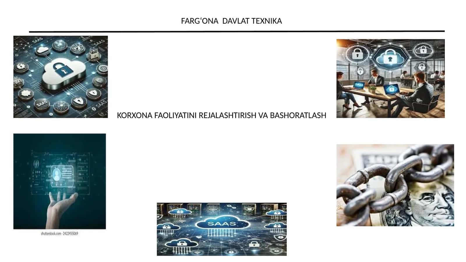 Korxona Faoliyatini Rejalashtirish va Bashoratlash