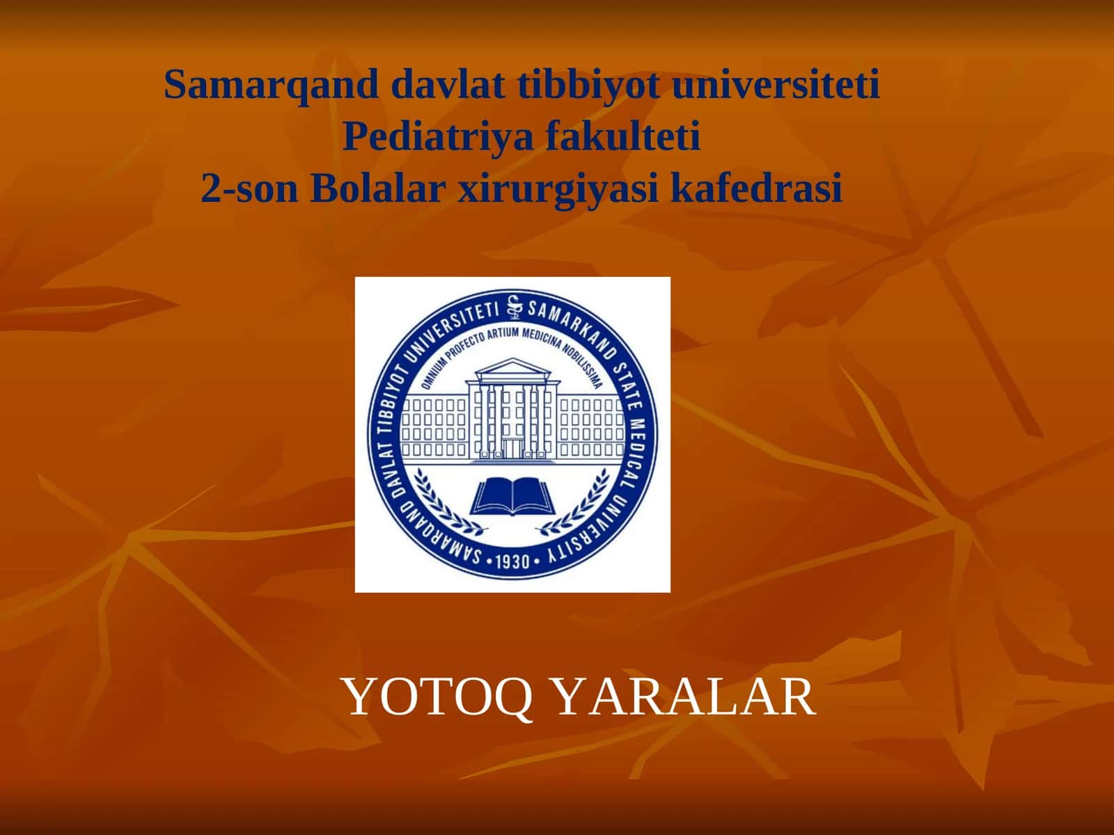 Yotoq yaralar
