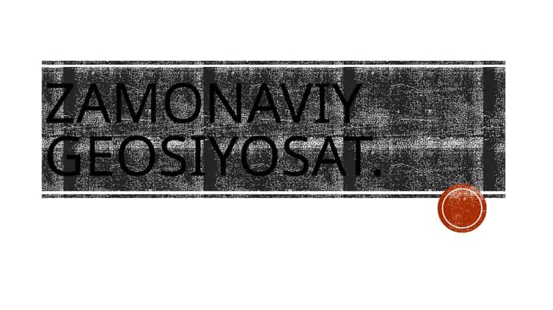 Zamonaviy Geosiyosat