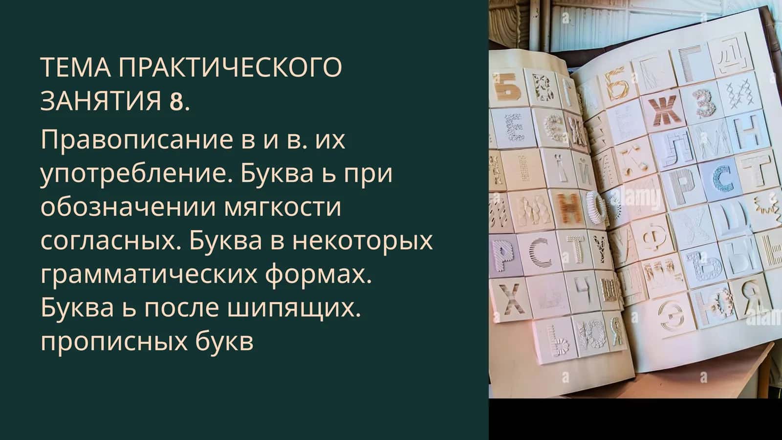 ТЕМА ПРАКТИЧЕСКОГО ЗАНЯТИЯ 8