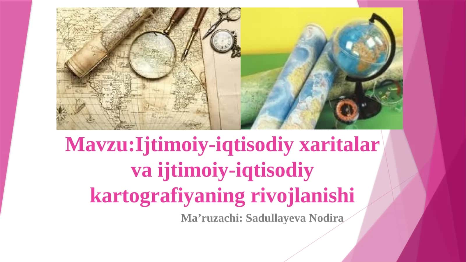 Ijtimoiy-iqtisodiy xaritalar va ijtimoiy-iqtisodiy kartografiyaning rivojlanishi
