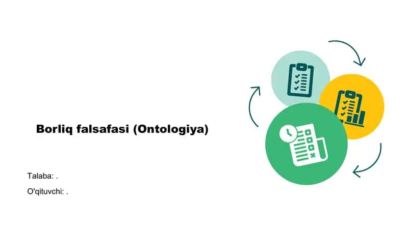 Borliq falsafasi (Ontologiya)