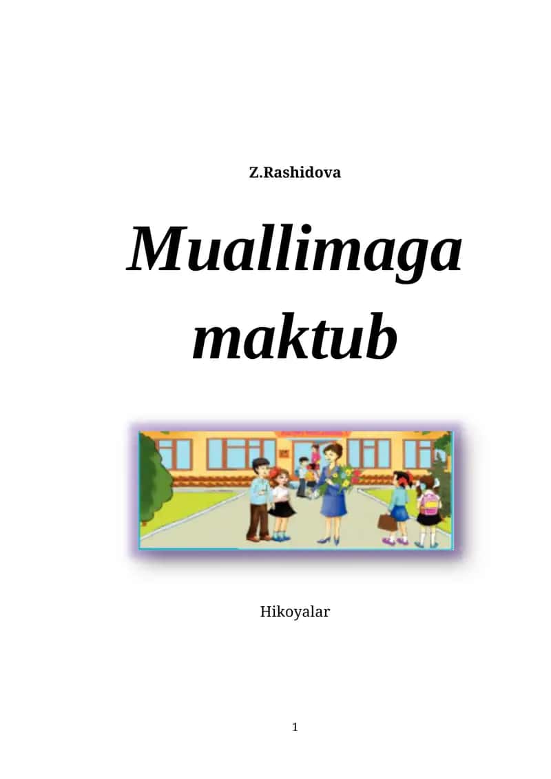 Muallimaga maktub Hikoyalar Samarqand–2026