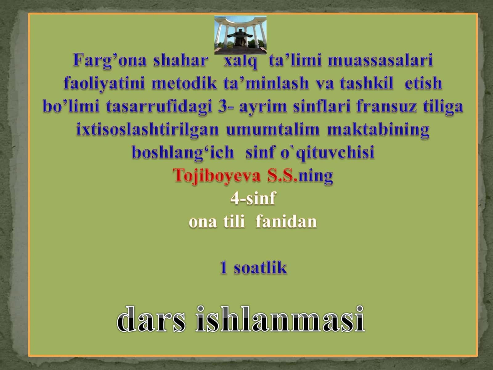 Fe’l zamonlari