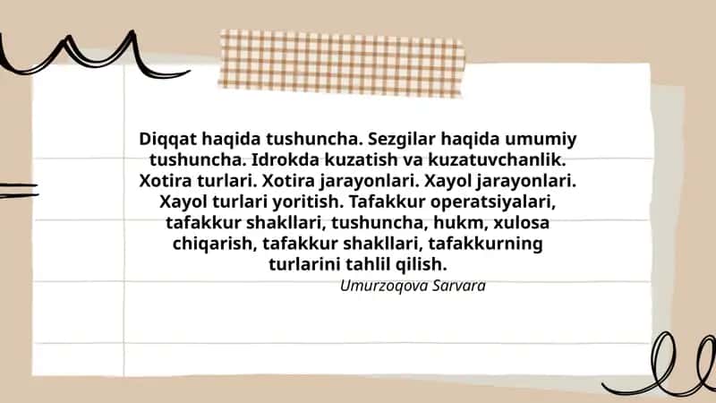 Umurzoqova Sarvara