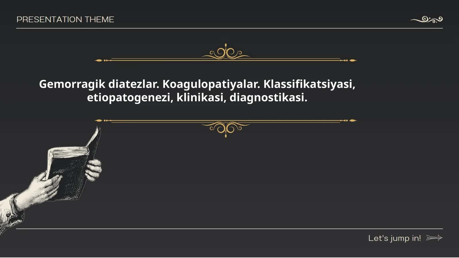 Gemorragik Diatezlar va Koagulopatiyalar