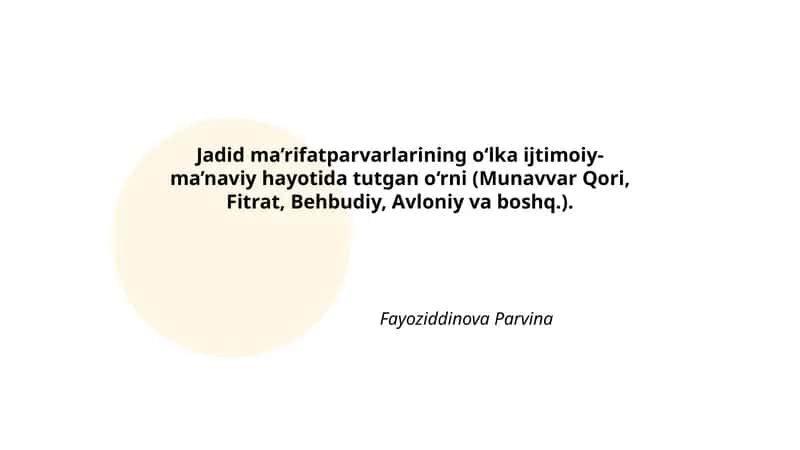 Munavvar Qoriyning o‘lka madrasalari va xalq ta’limidagi o‘rni