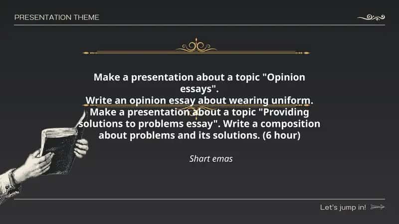 Opinion essays