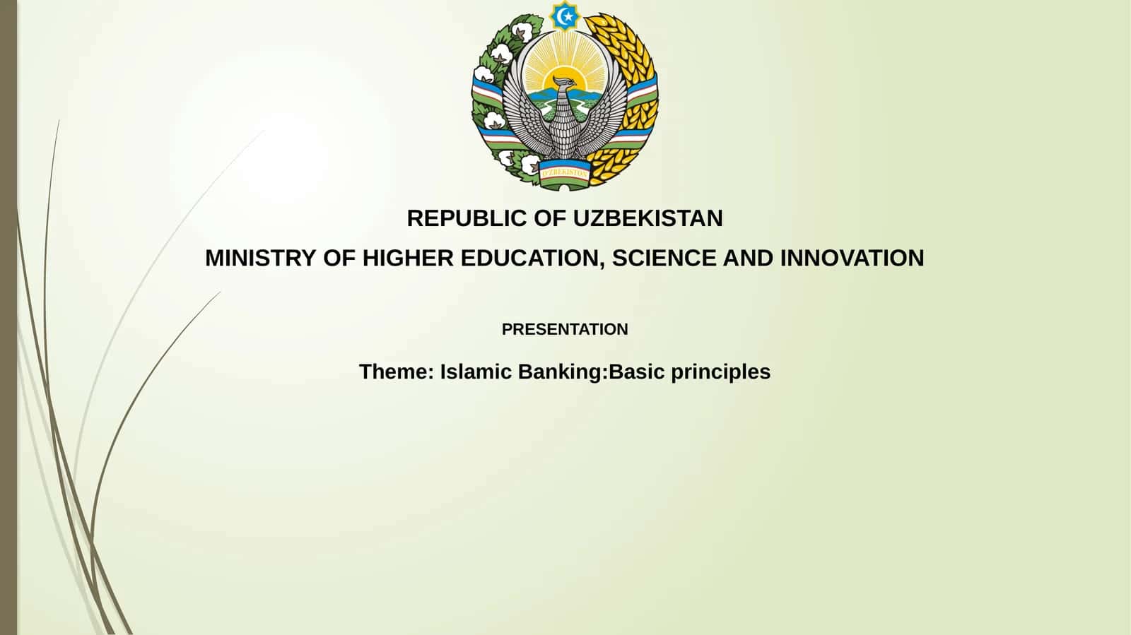 Presentation on Islamic Banking Basic Principles