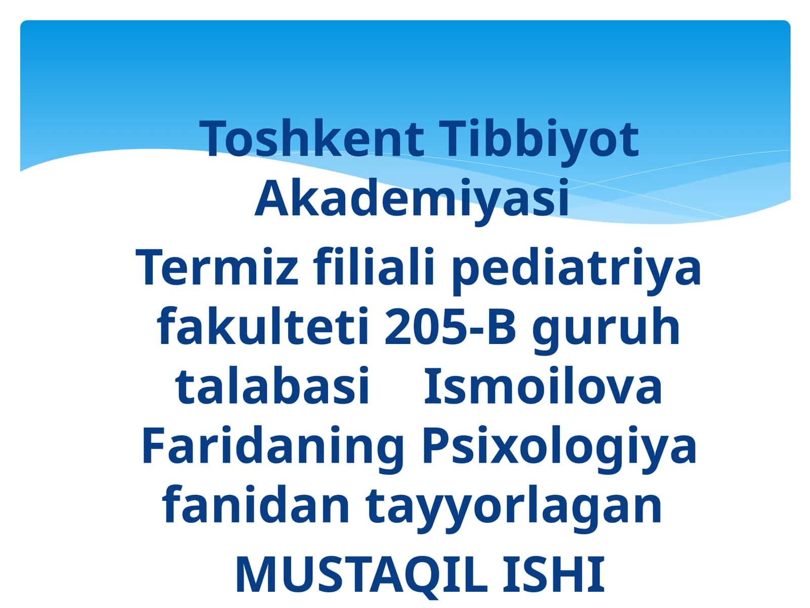 Sharq mutafakkirlarining psixologik qarashlari