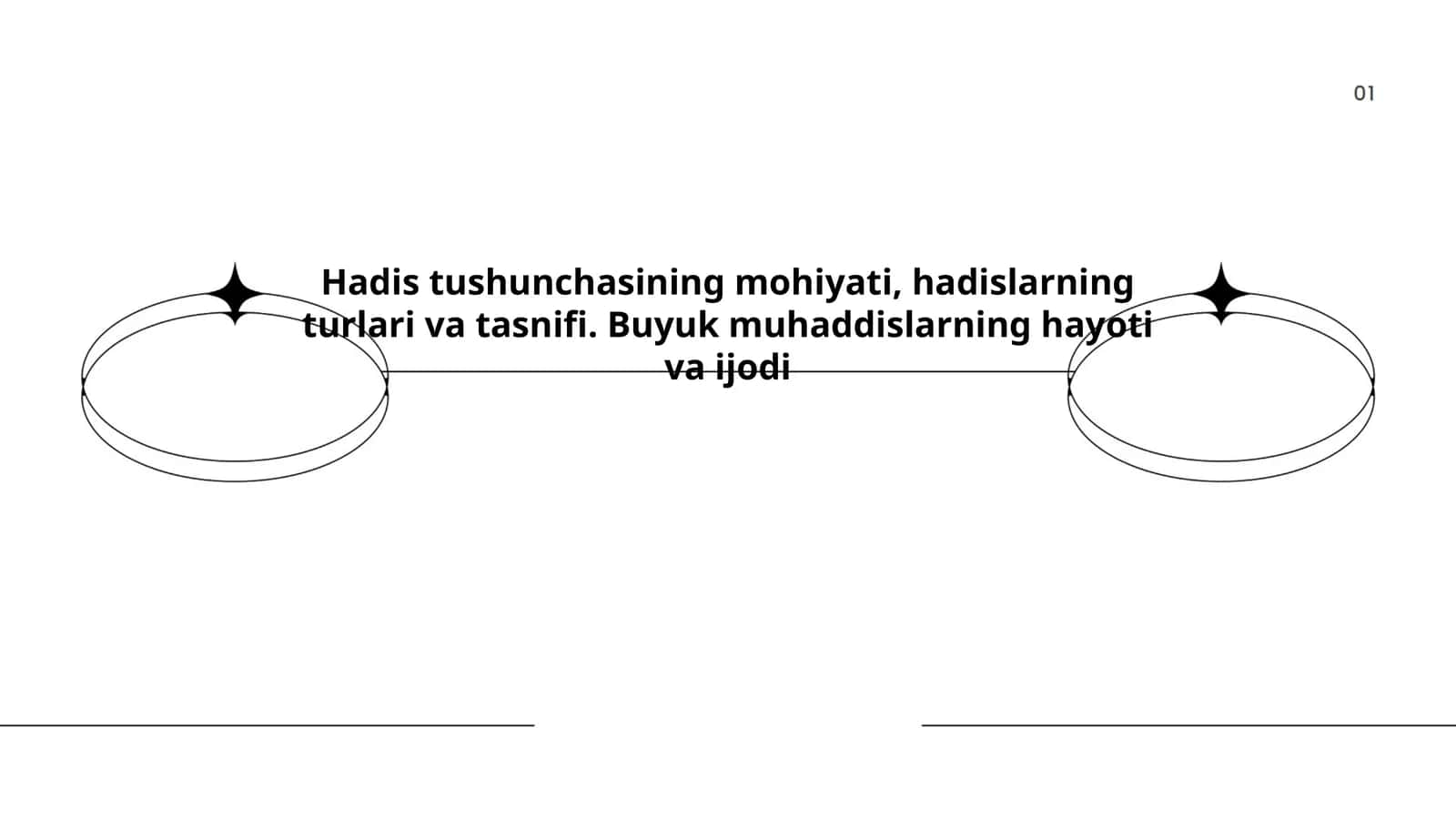 Hadis tushunchasining mohiyati, hadislarning turlari va tasnifi. Buyuk muhaddislarning hayoti va ijodi