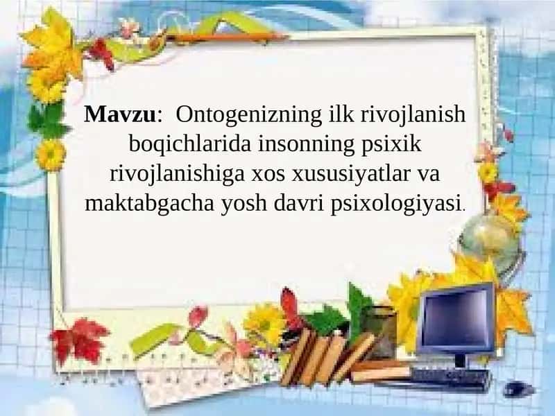 Inson Psixologiyasi