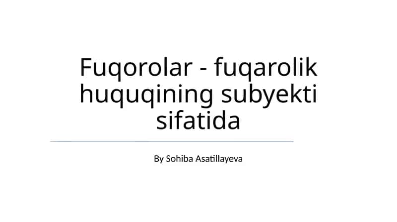 Kambagʻallikni qisqartirish dasturi
