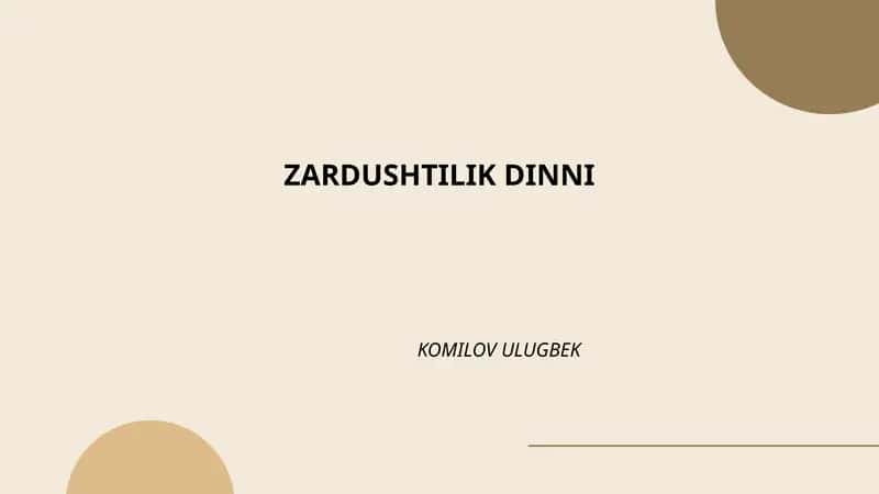 ZARDUSHTILIK DINNI