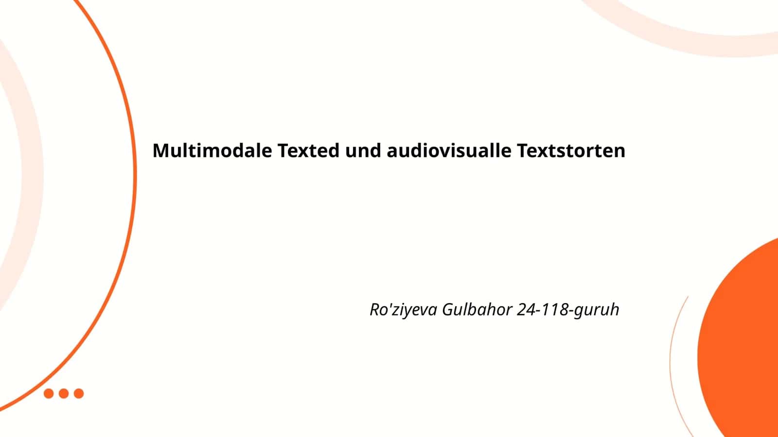 Multimodale Kommunikation in den Medien