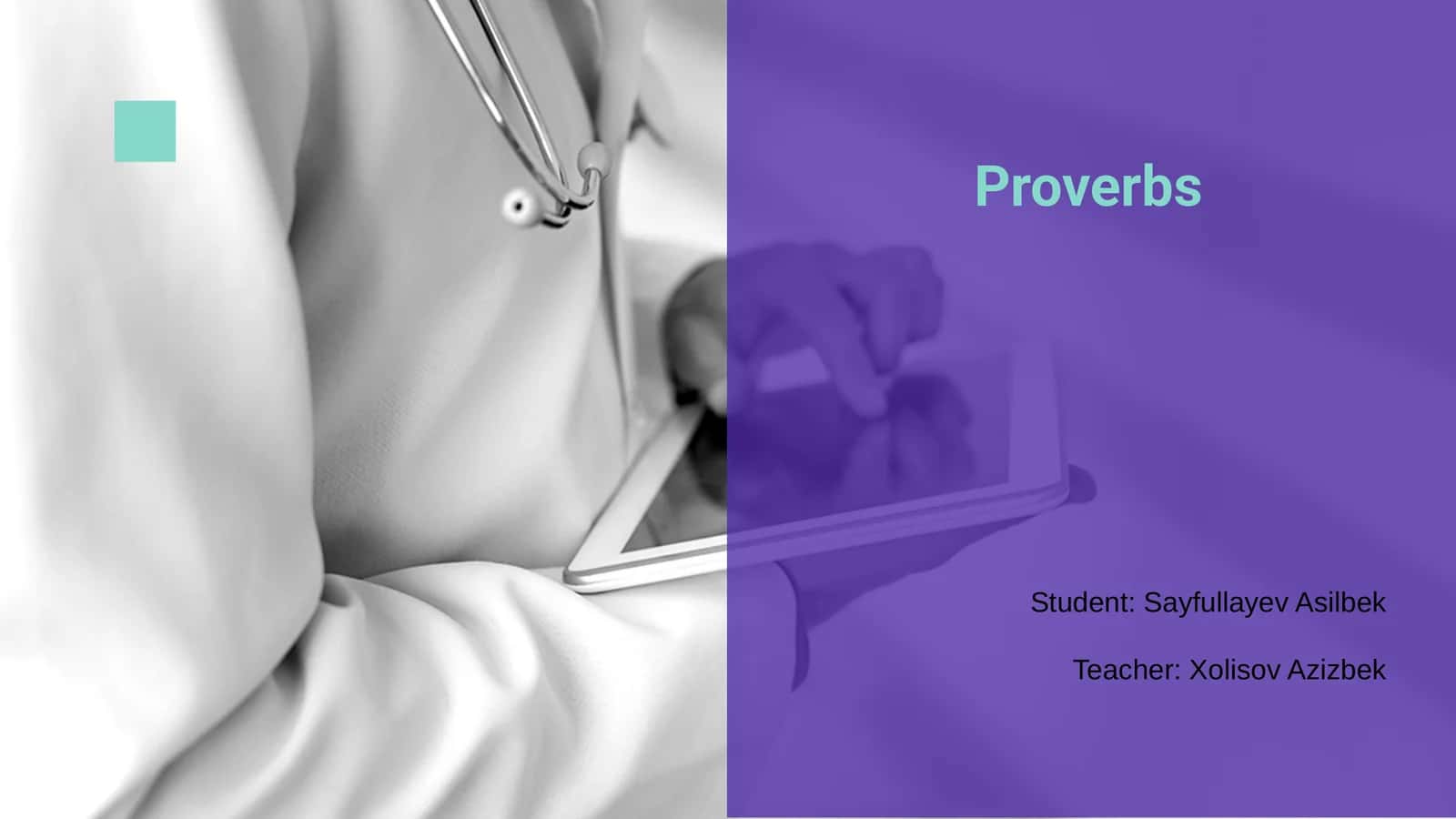 Proverbs